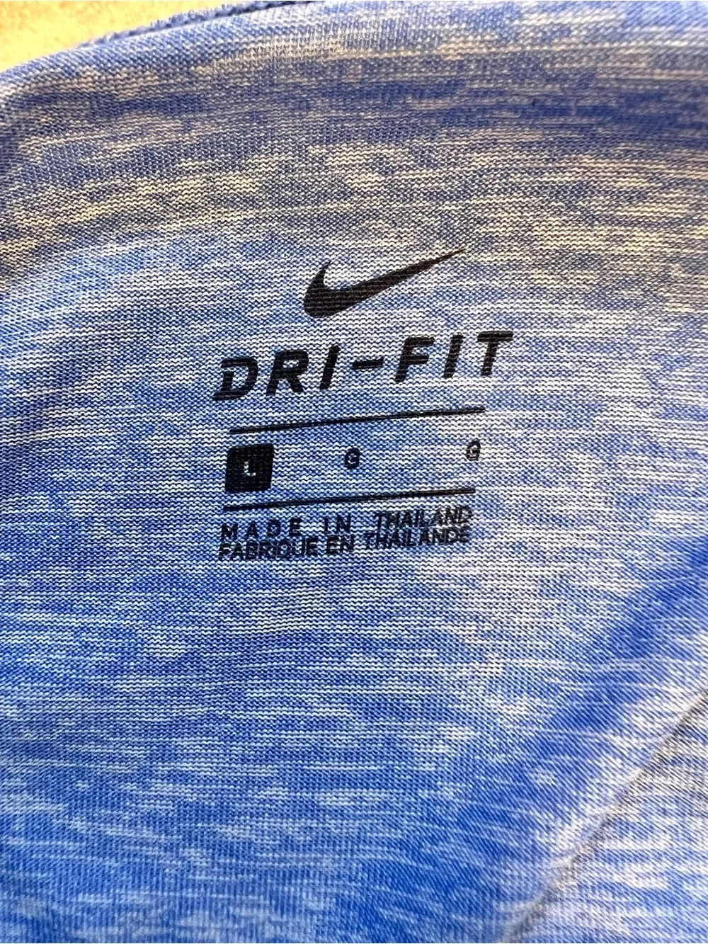 Nike Dri-FIT Blue Heathered Racerback Tank Top Women’s S Athletic Workout active